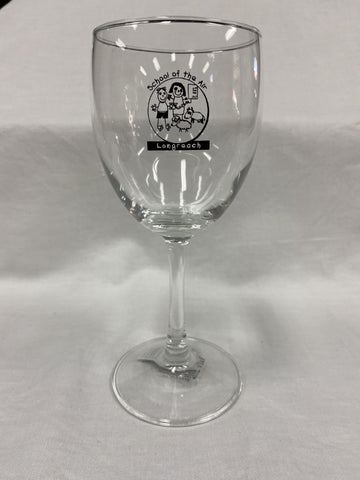 Wine Glass with Logo